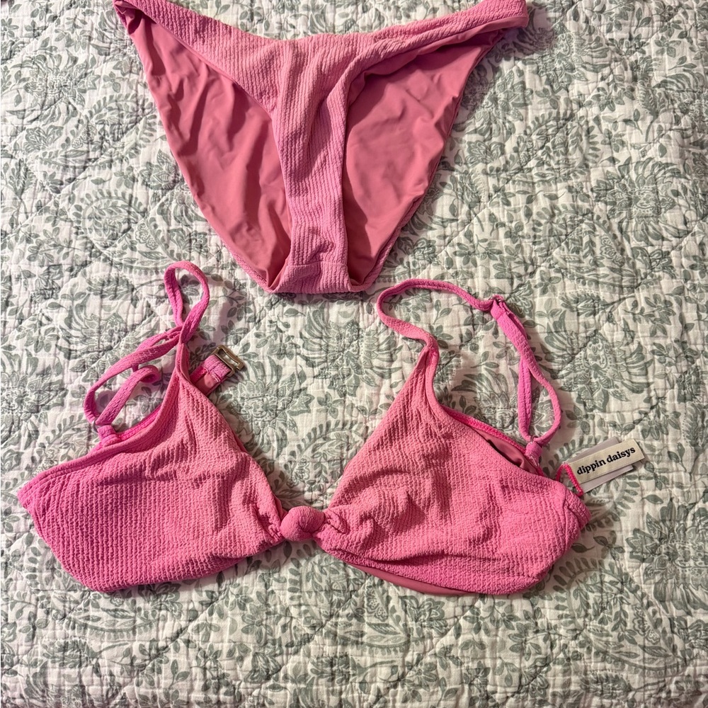 Dippin' Daisy's Pink Bikini Set